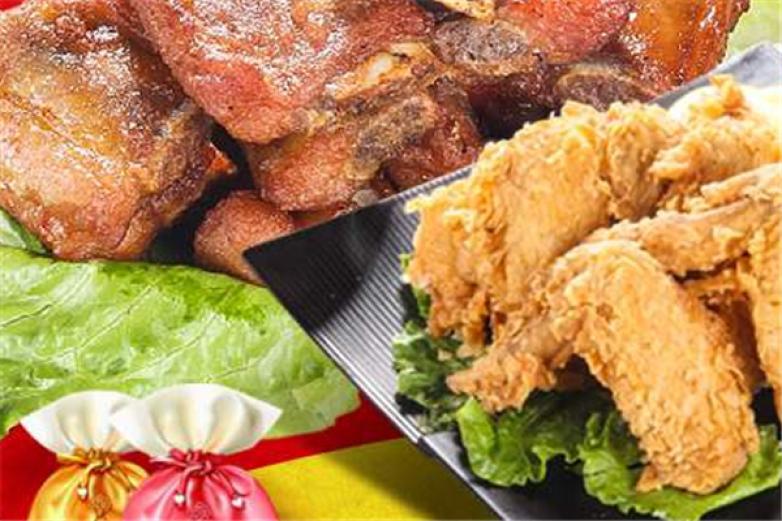 可可六十度排骨炸鸡